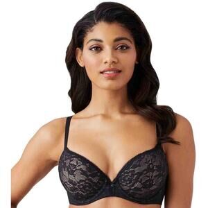 Wacoal Lace Finesse T-Shirt Bra in Purple